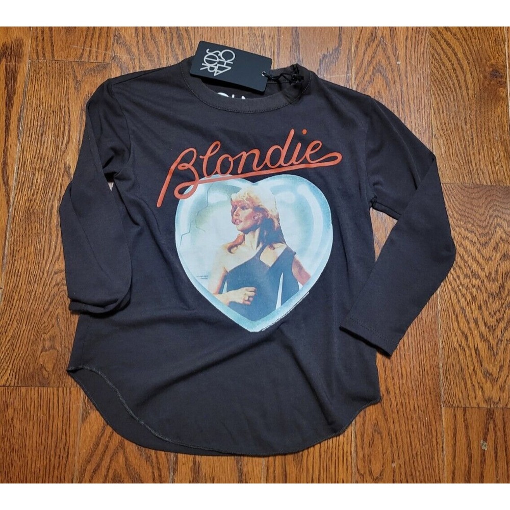 Blondie‎ Cha Sor Size 6  Womens Flowy Shirt Black